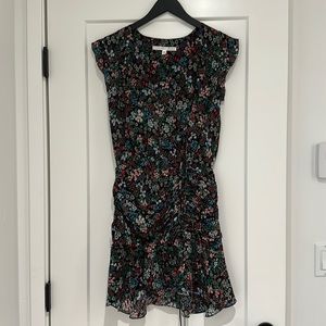 VERONICA BEARD silk floral wrap dress